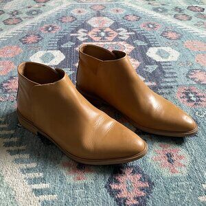 Everlane Modern Italian Leather Ankle Boot (Tan / Camel) 8.5